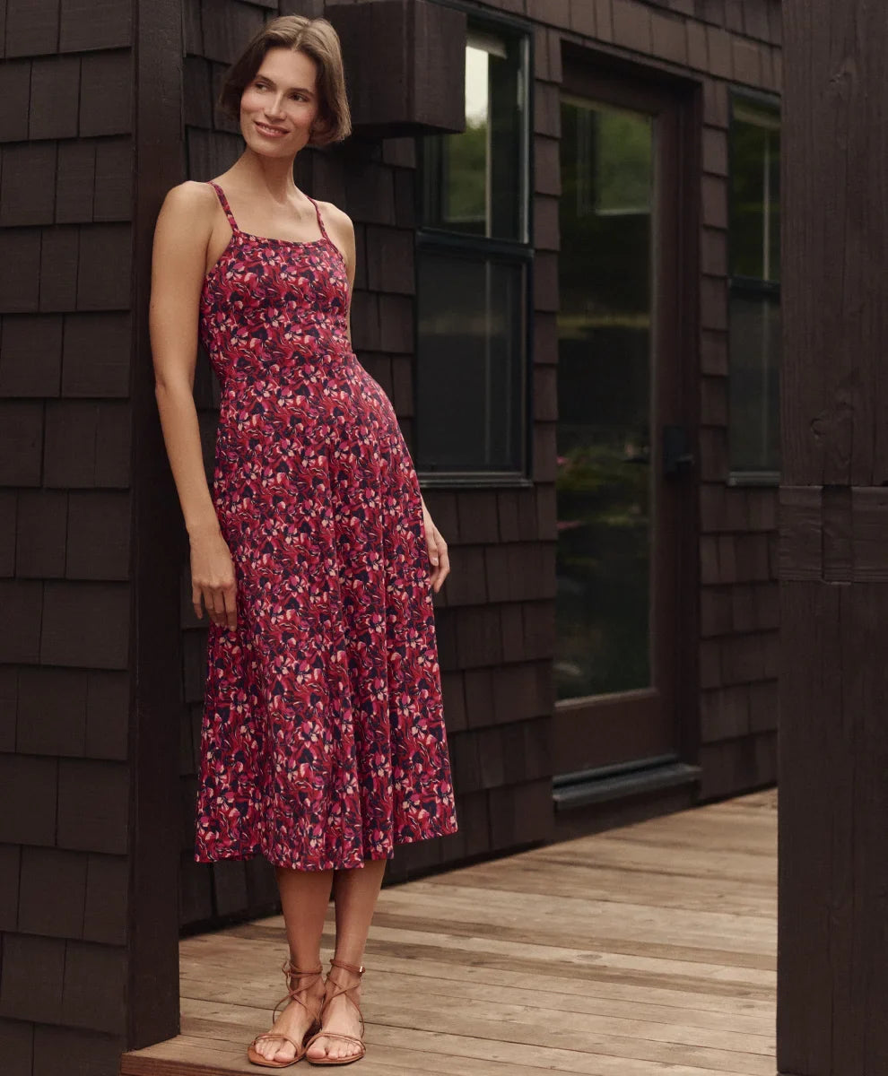clearance fit & flare midi dress