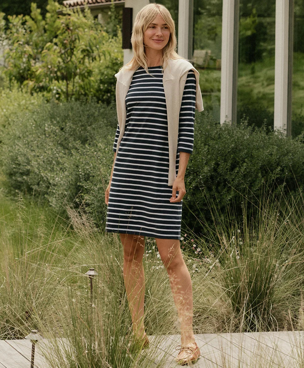 clearance softspun boat neck dress