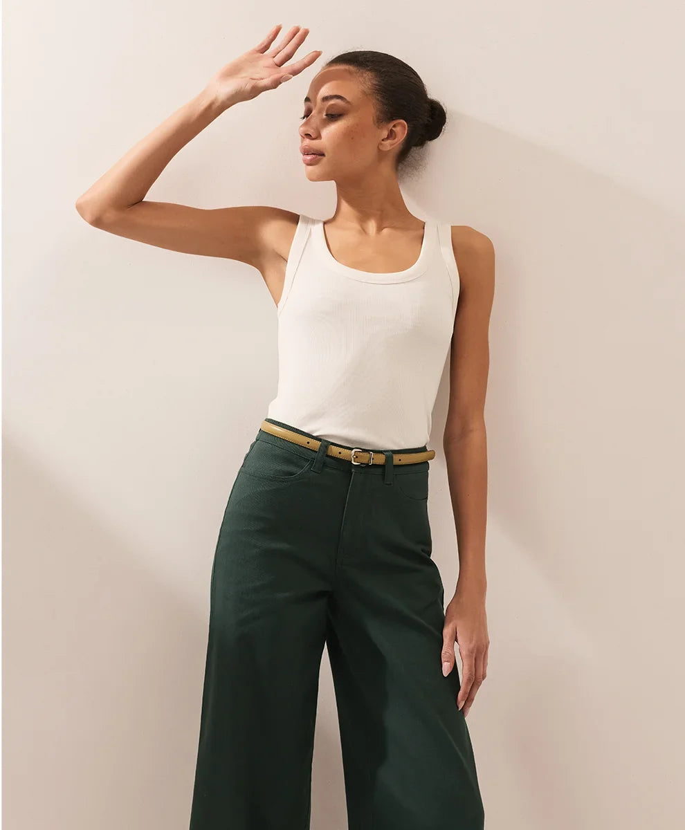 clearance perfect rib scoop neck tank