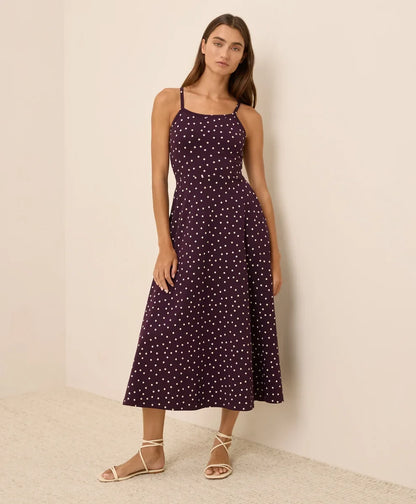 clearance fit & flare midi dress