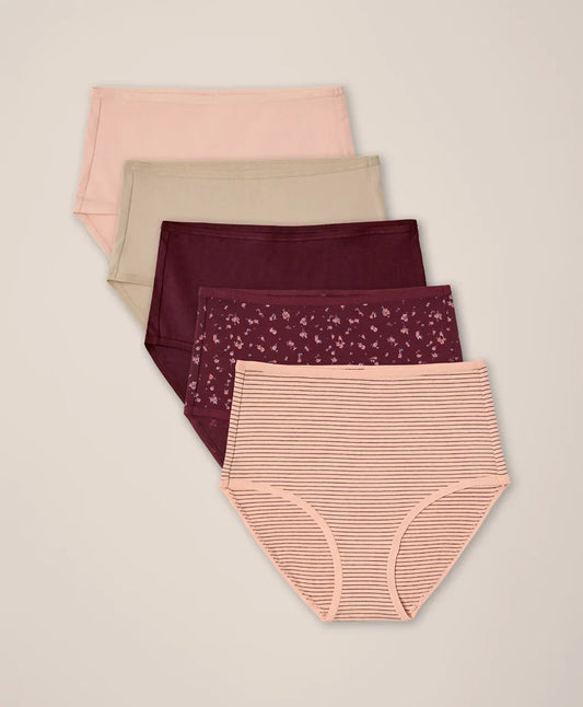 clearance everyday high rise brief 5-pack