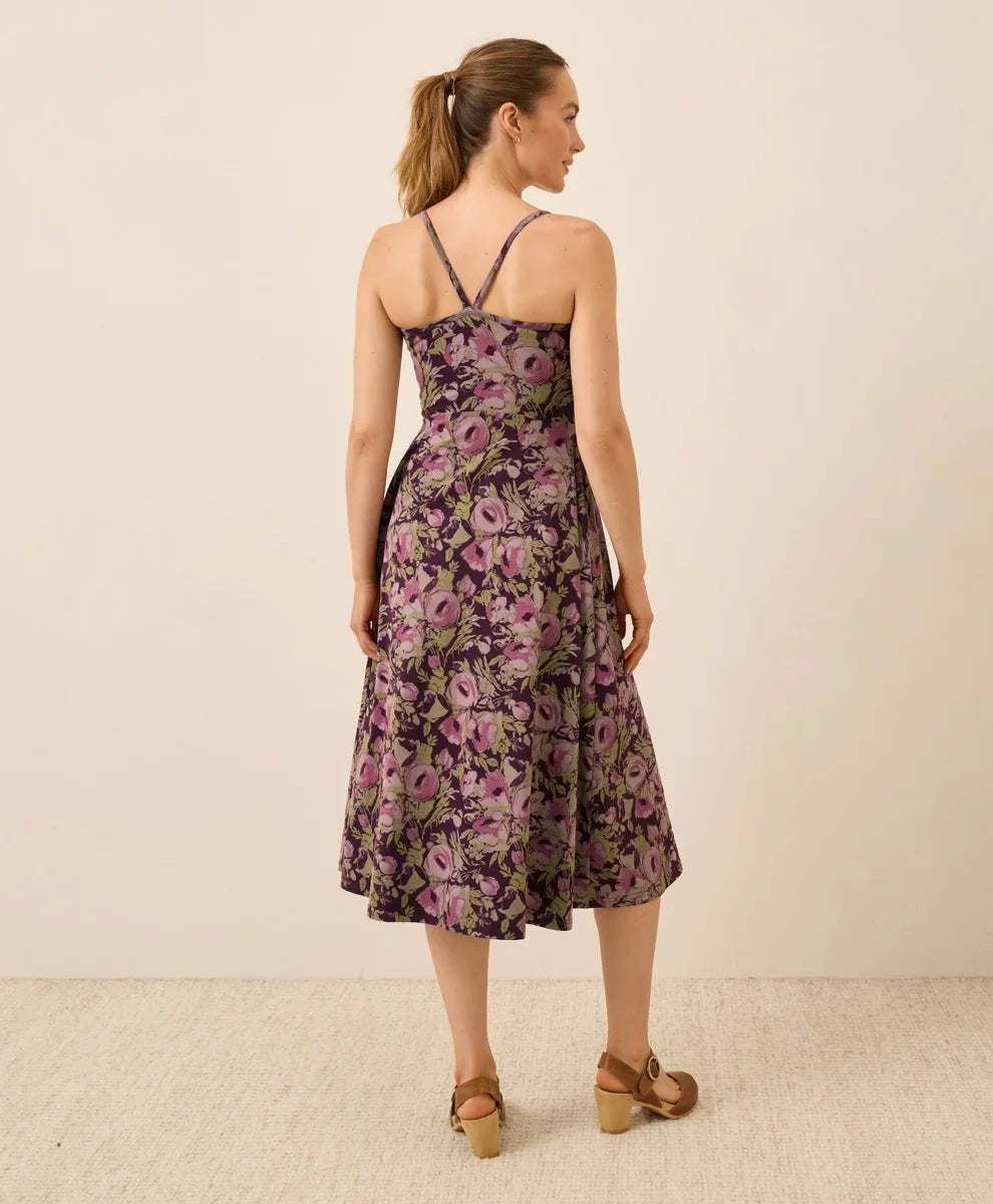 clearance fit & flare midi dress