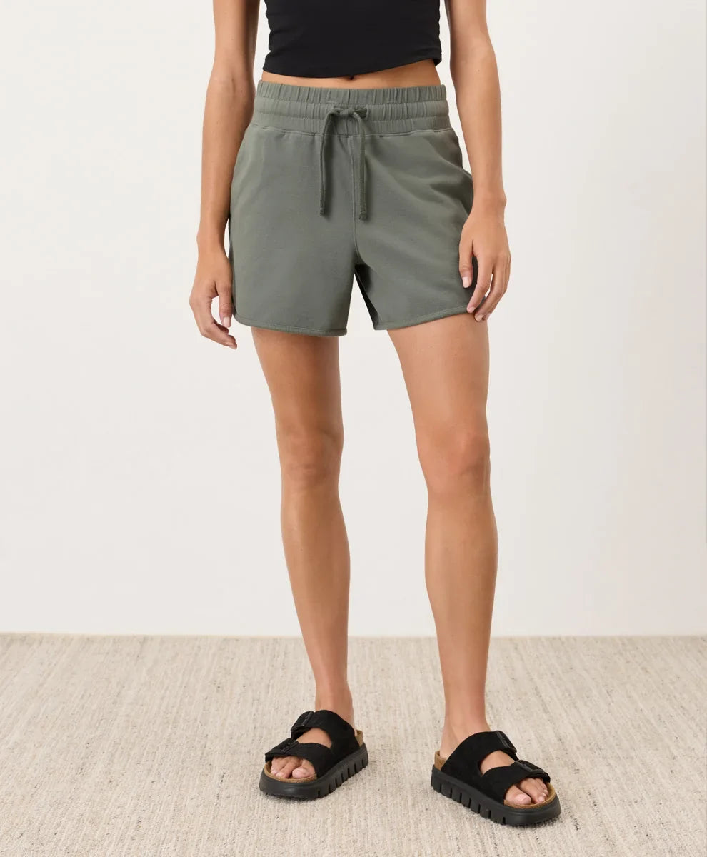 clearance cloudknit curved hem short