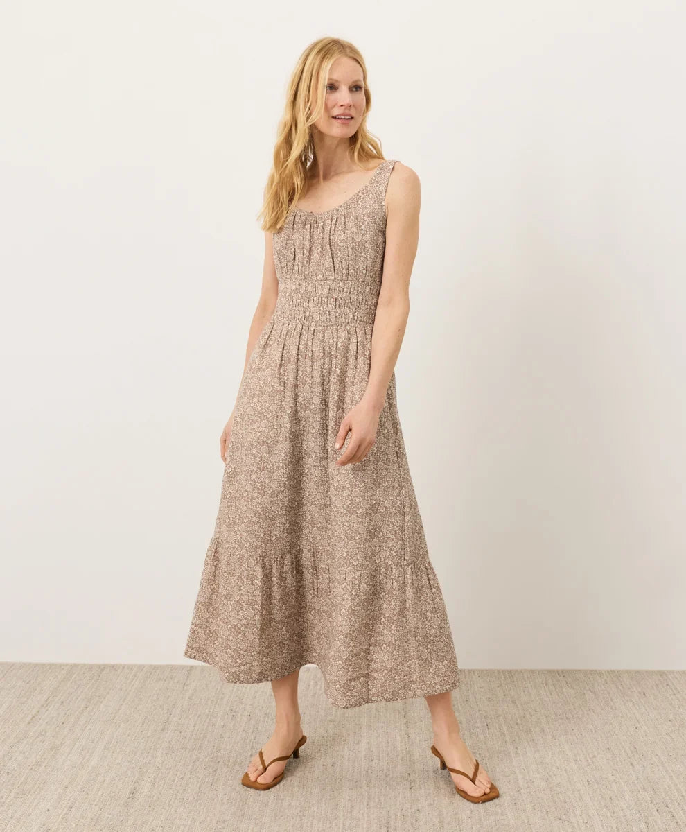 clearance coastal double gauze cami dress