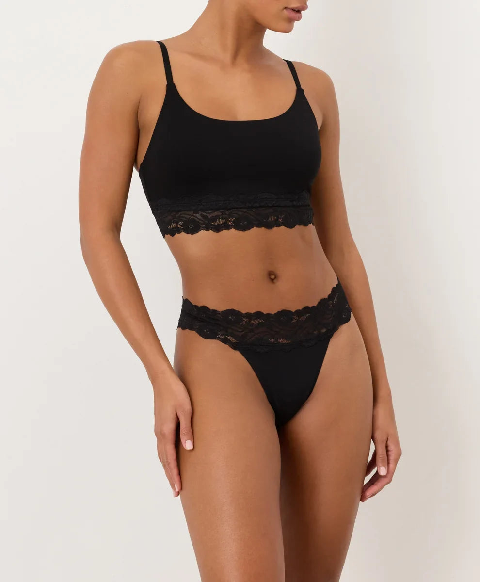 lace waist thong 3-pack