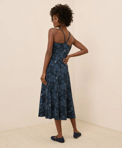clearance fit & flare midi dress