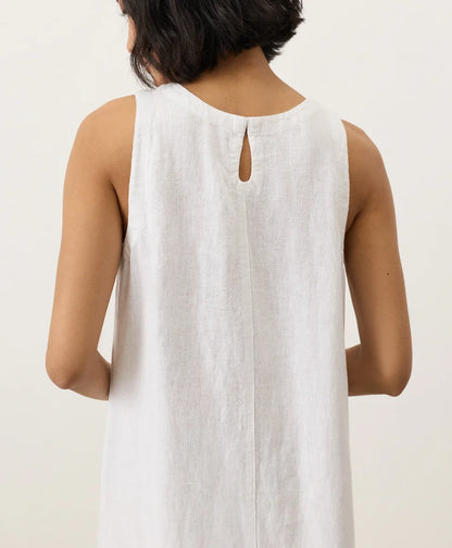 clearance linen easy tank dress