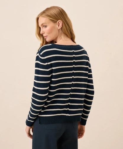 clearance luxe knit boatneck sweater