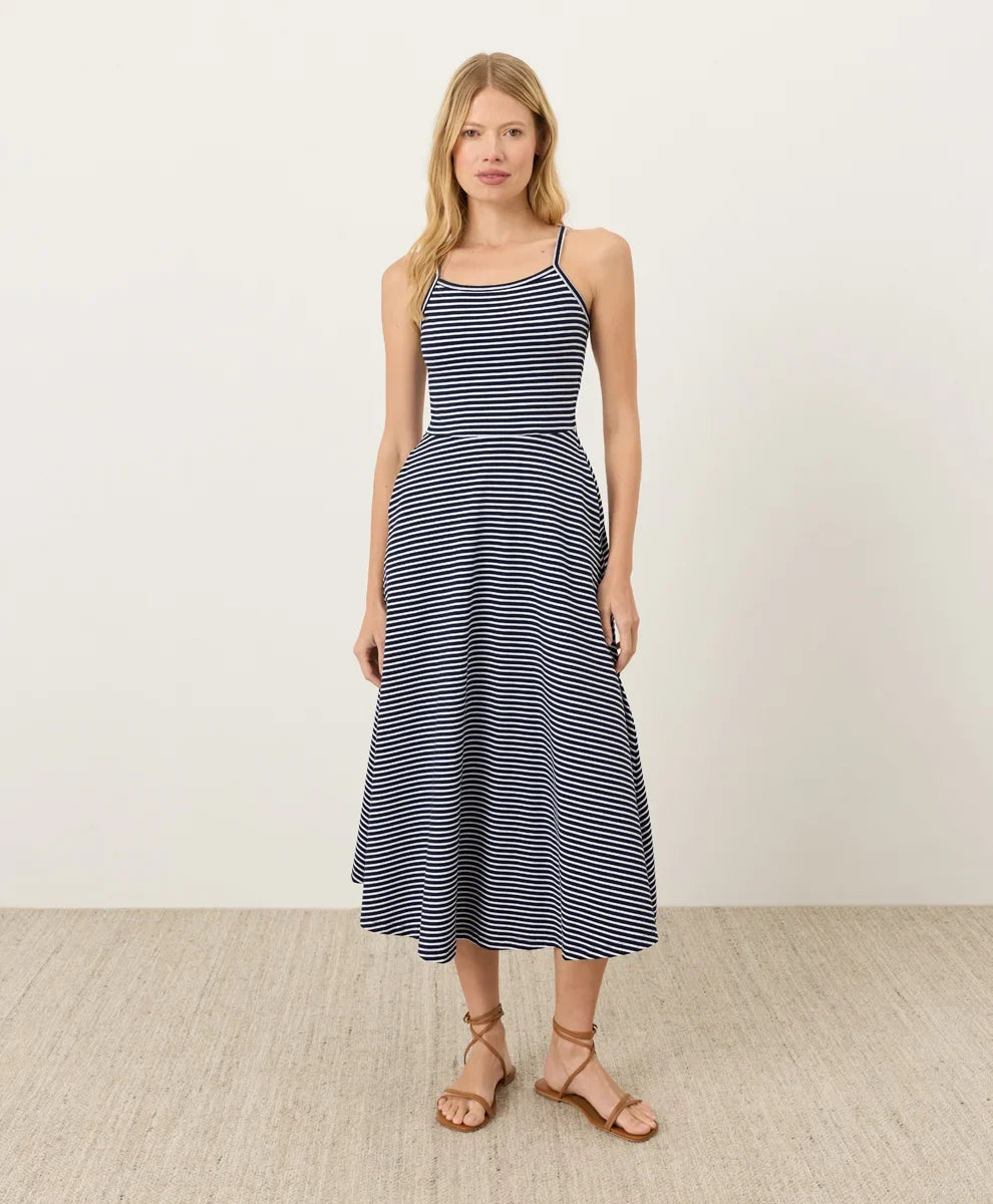 clearance fit & flare midi dress