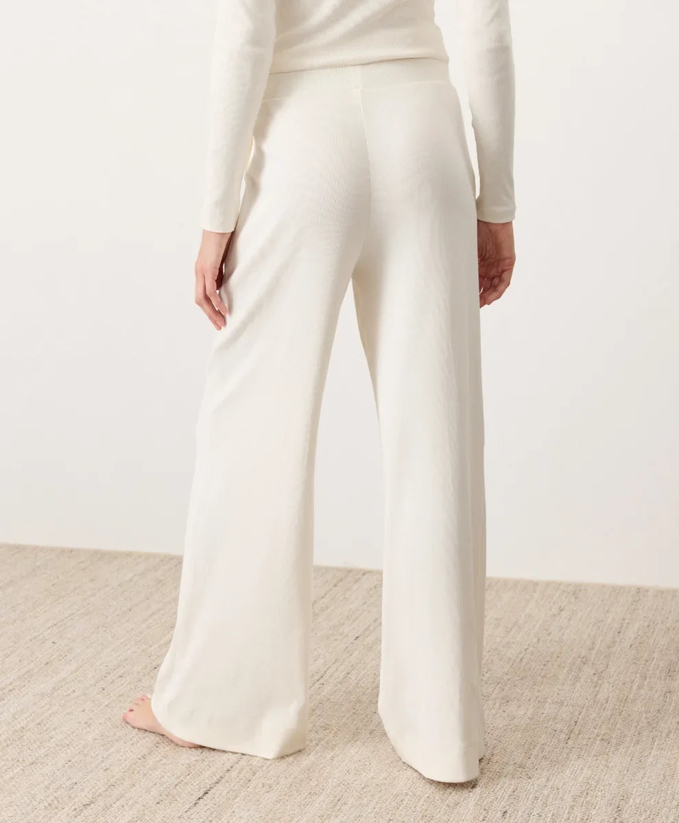 clearance dream rib wide leg lounge pant