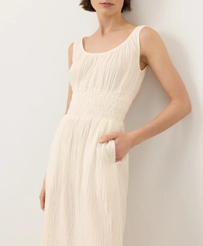 clearance coastal double gauze cami dress