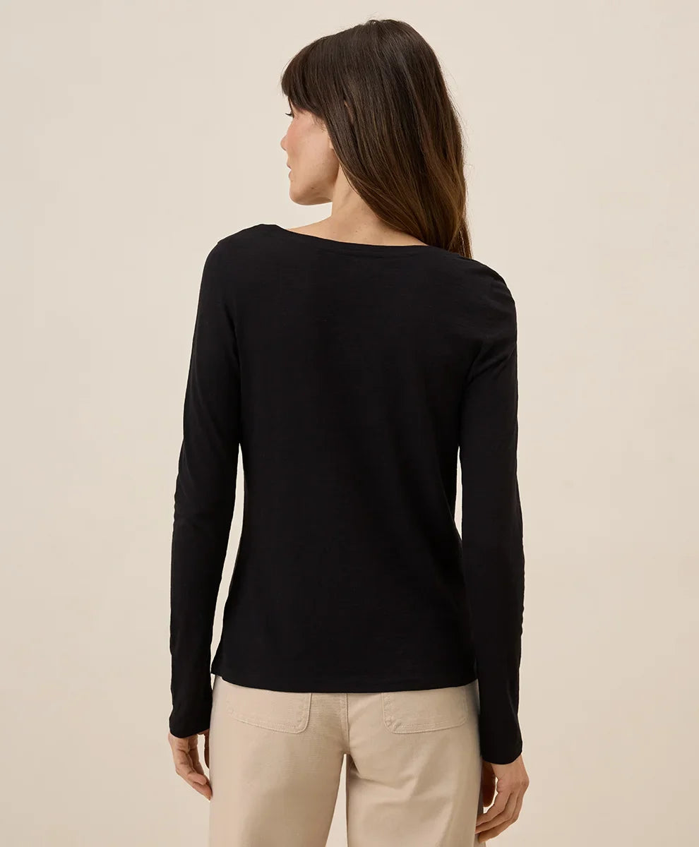 clearance featherweight slub long sleeve tee