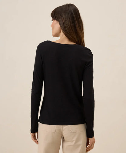 clearance featherweight slub long sleeve tee