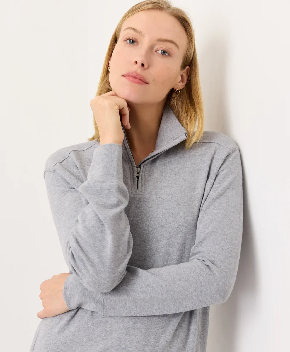 clearance cloudknit quarter zip