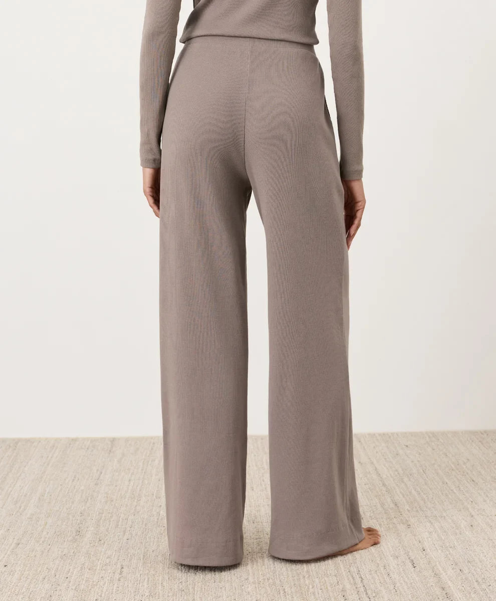 clearance dream rib wide leg lounge pant
