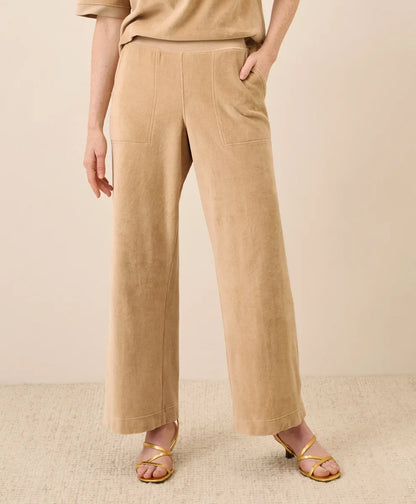 clearance pure velour wide leg pant