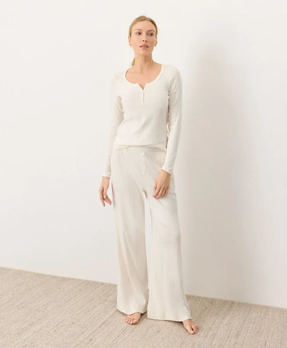 clearance dream rib wide leg lounge pant