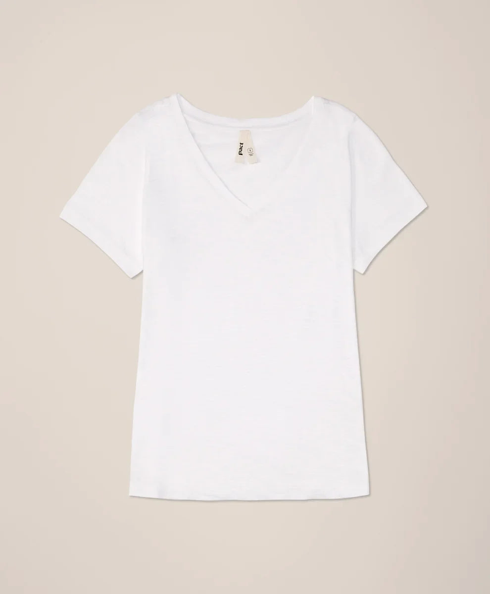 clearance featherweight slub v-neck tee