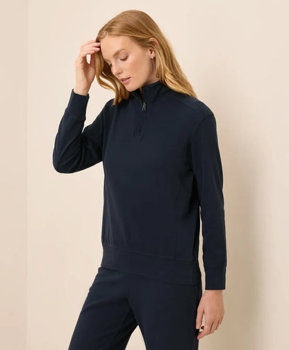 clearance cloudknit quarter zip