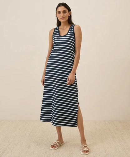 clearance softspun tank midi dress