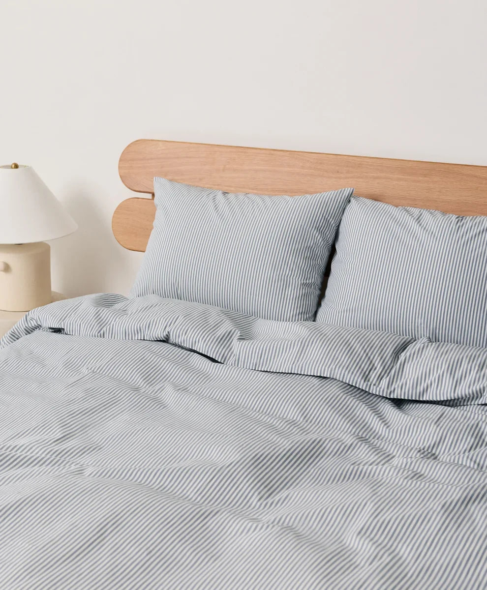 organic cool-air percale duvet cover