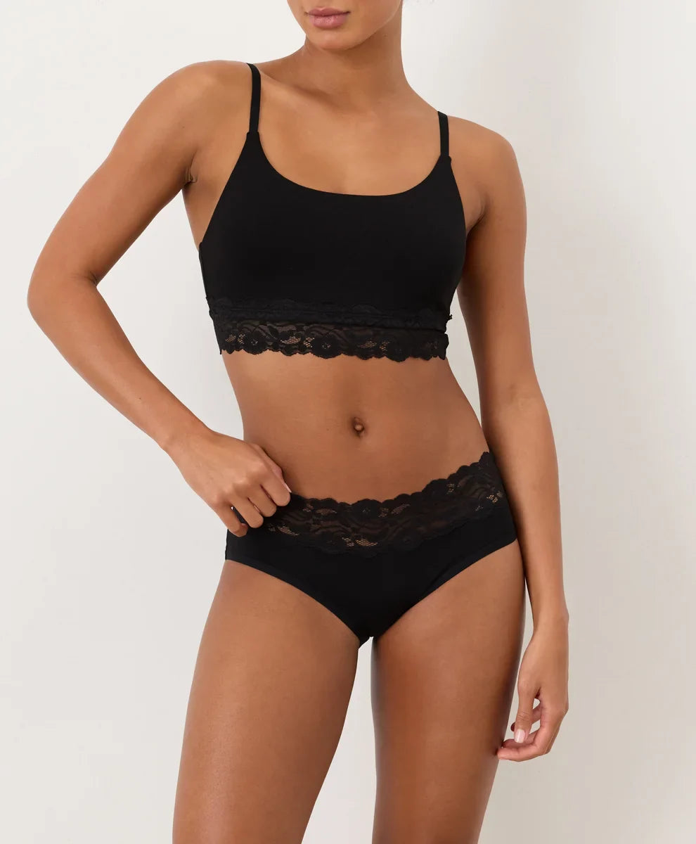 lace modern scoop bralette 3-pack