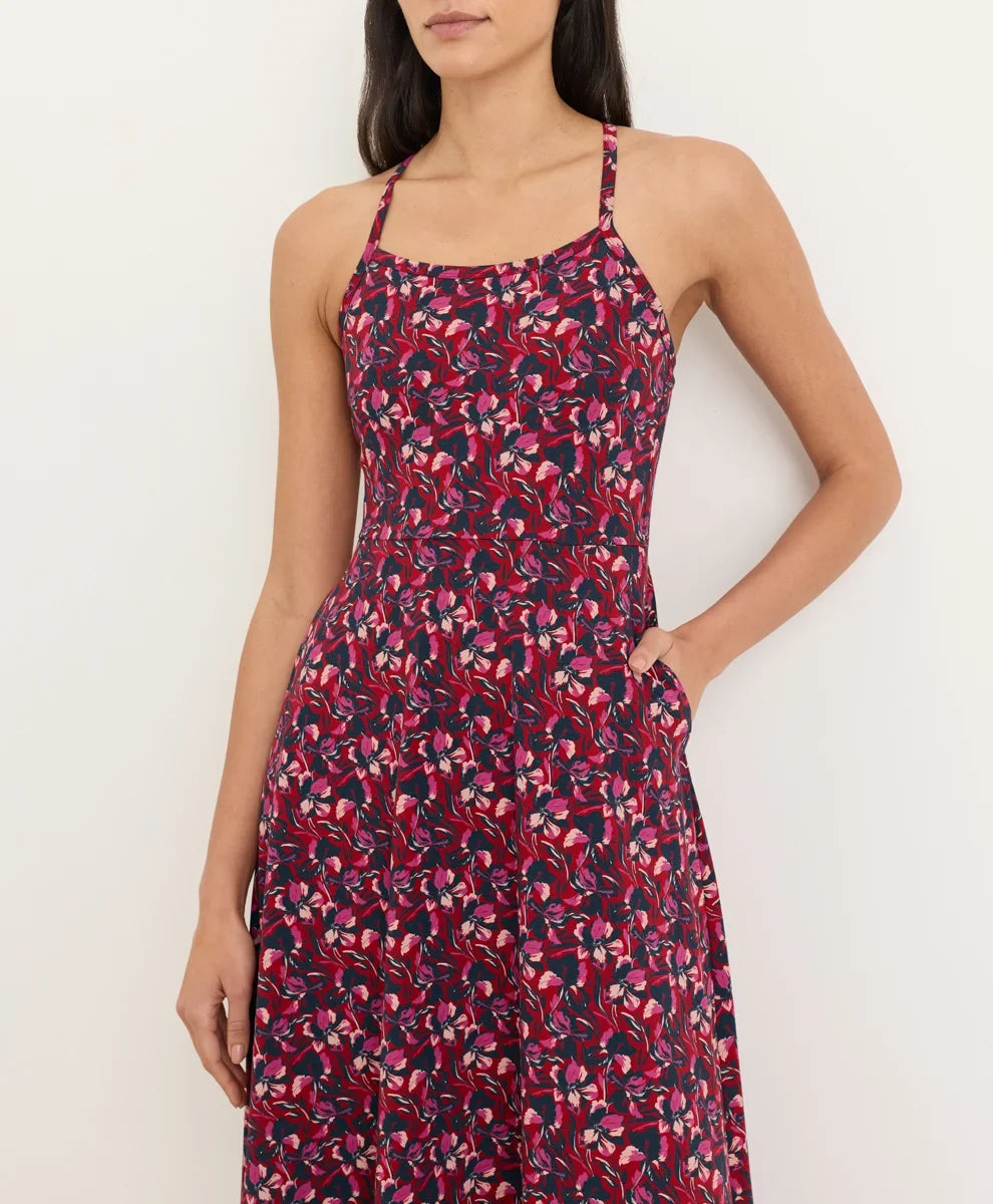 clearance fit & flare midi dress