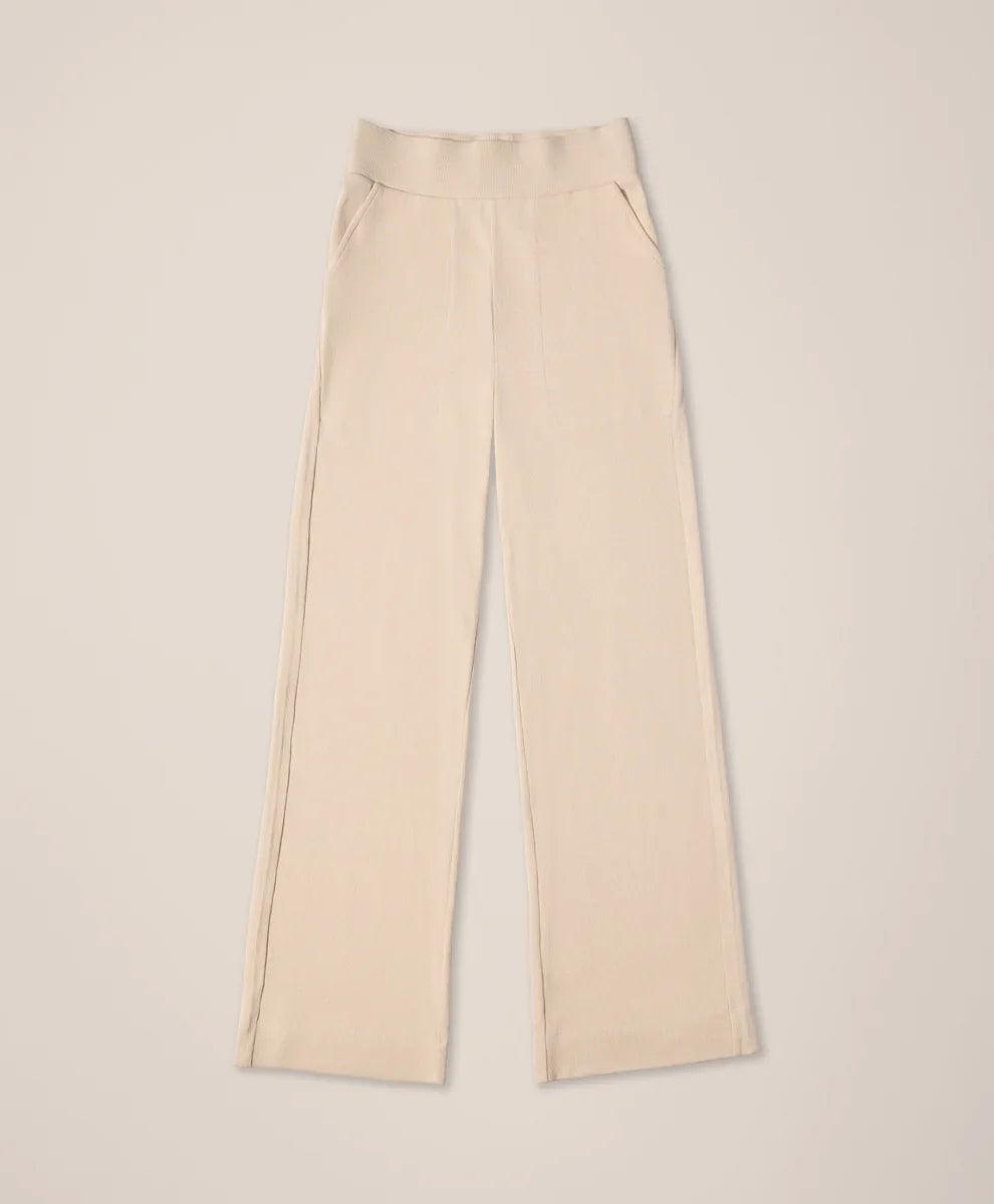 clearance easy rib wide leg lounge pant