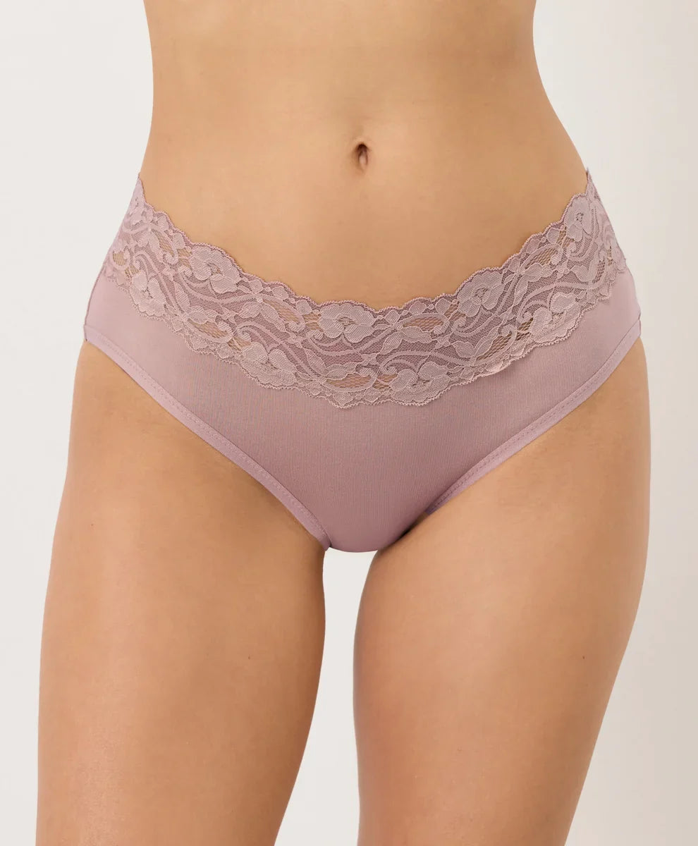 lace waist brief