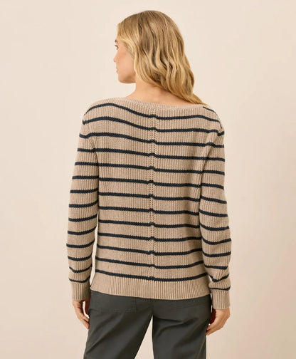 clearance luxe knit boatneck sweater