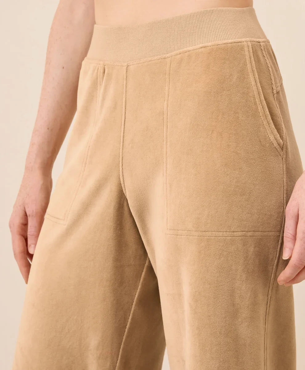 clearance pure velour wide leg pant