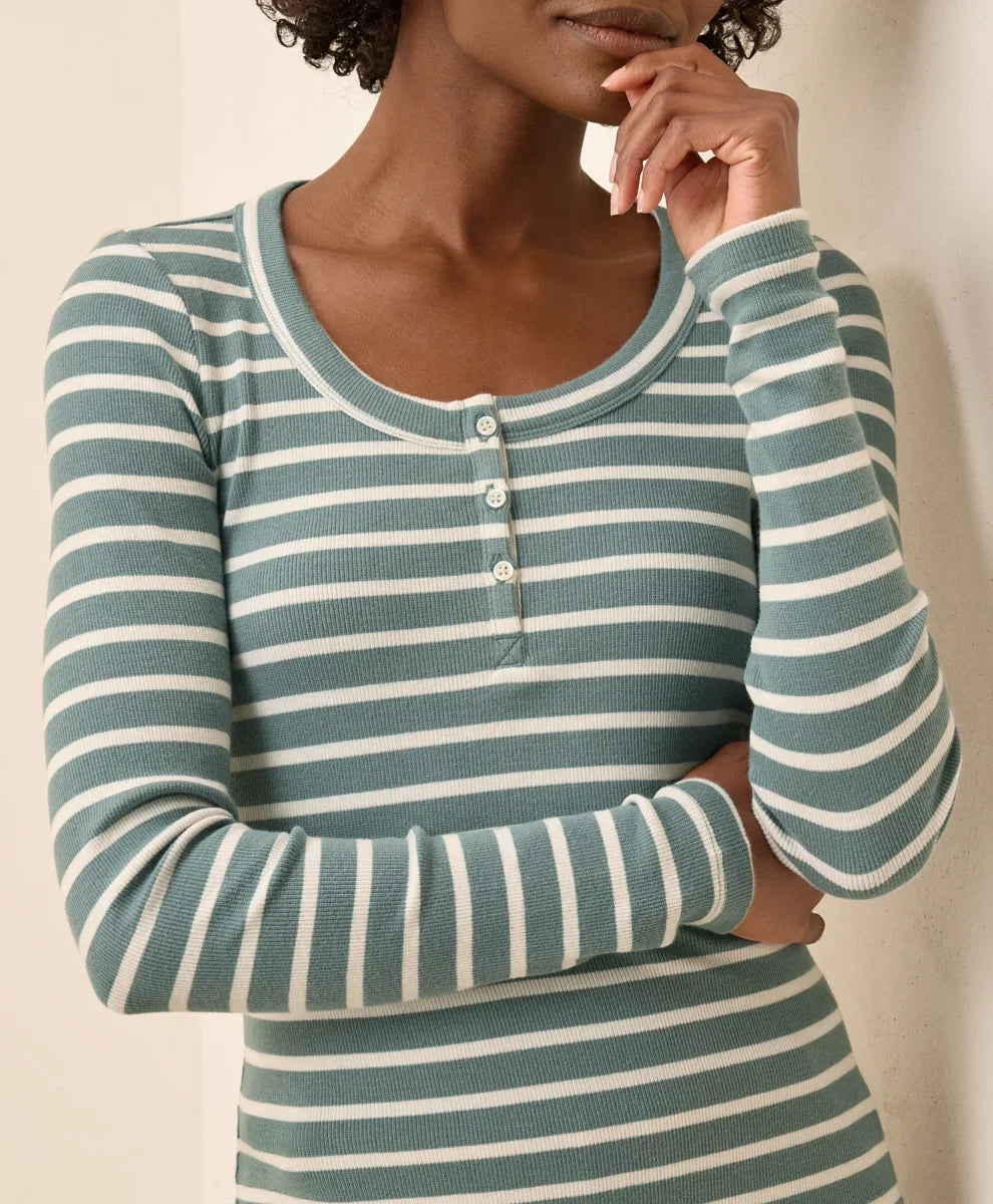 clearance easy rib slim henley