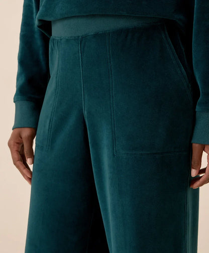 clearance pure velour wide leg pant