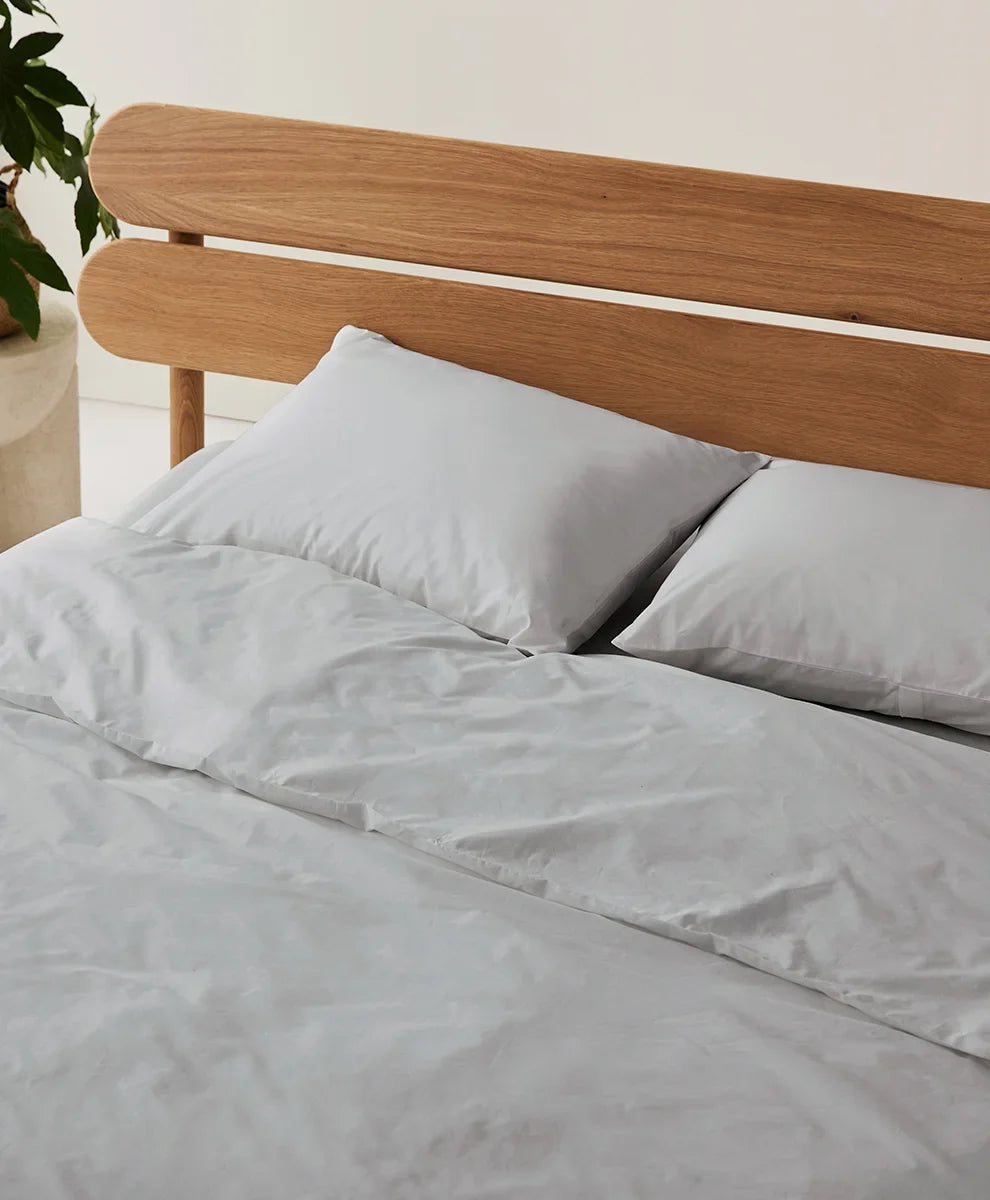 organic cool-air percale duvet cover