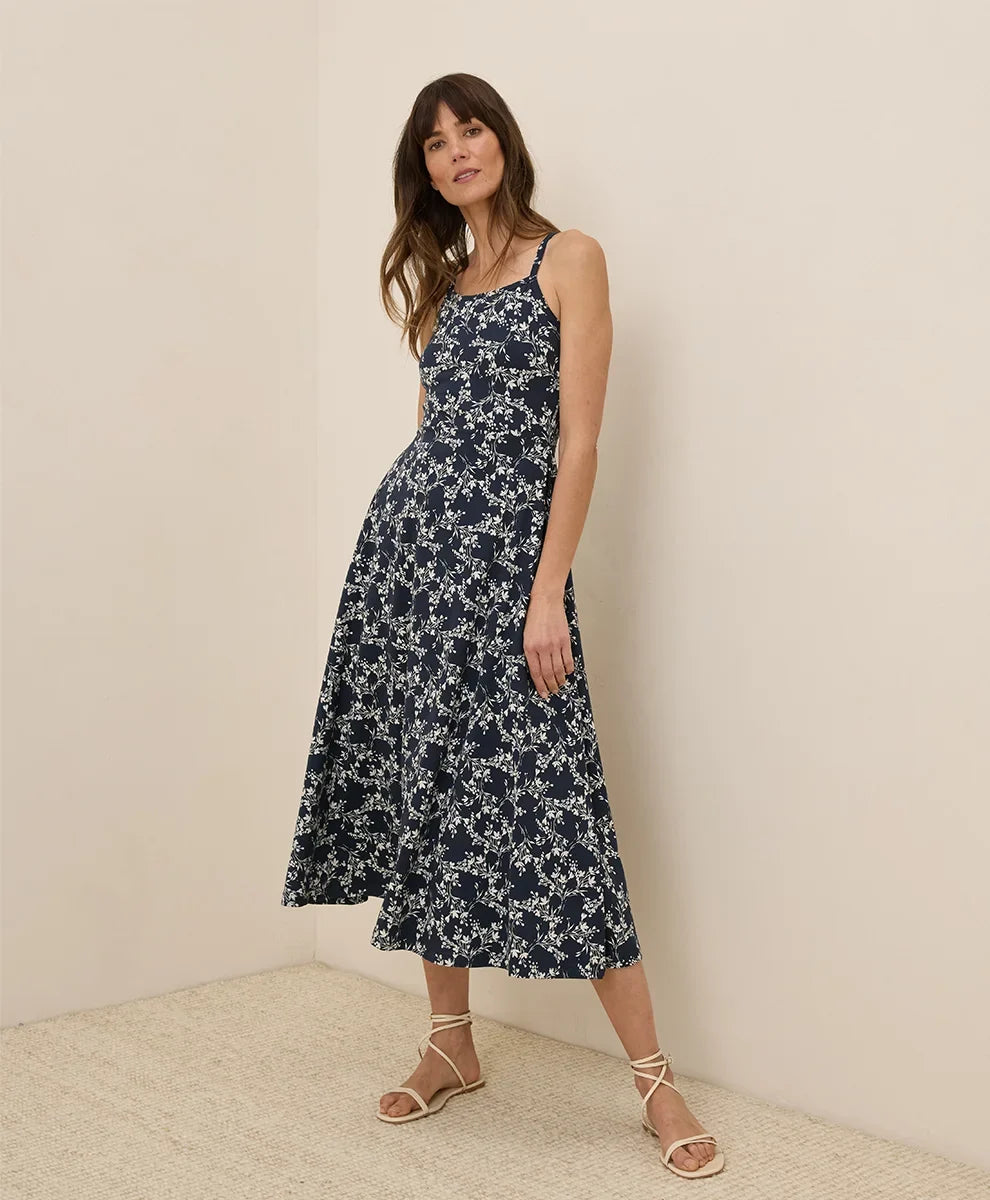 clearance fit & flare midi dress