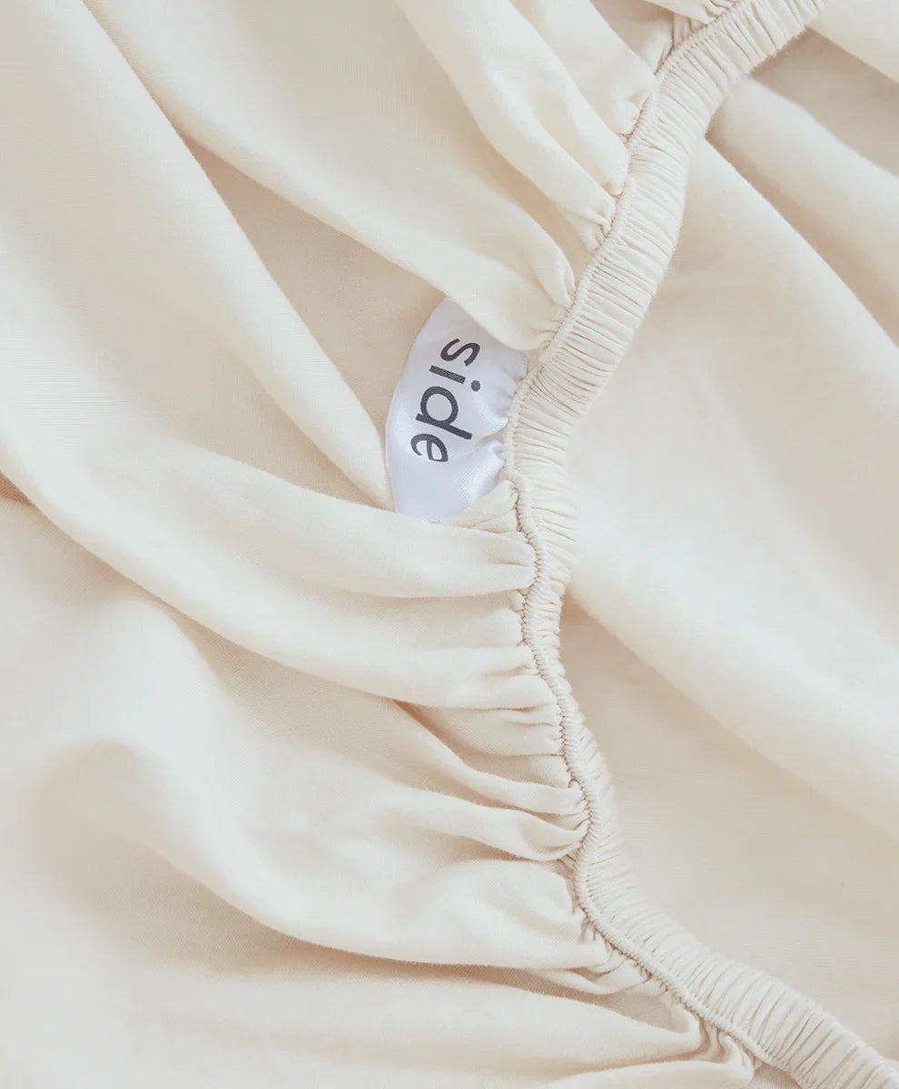 organic room service sateen fitted sheet