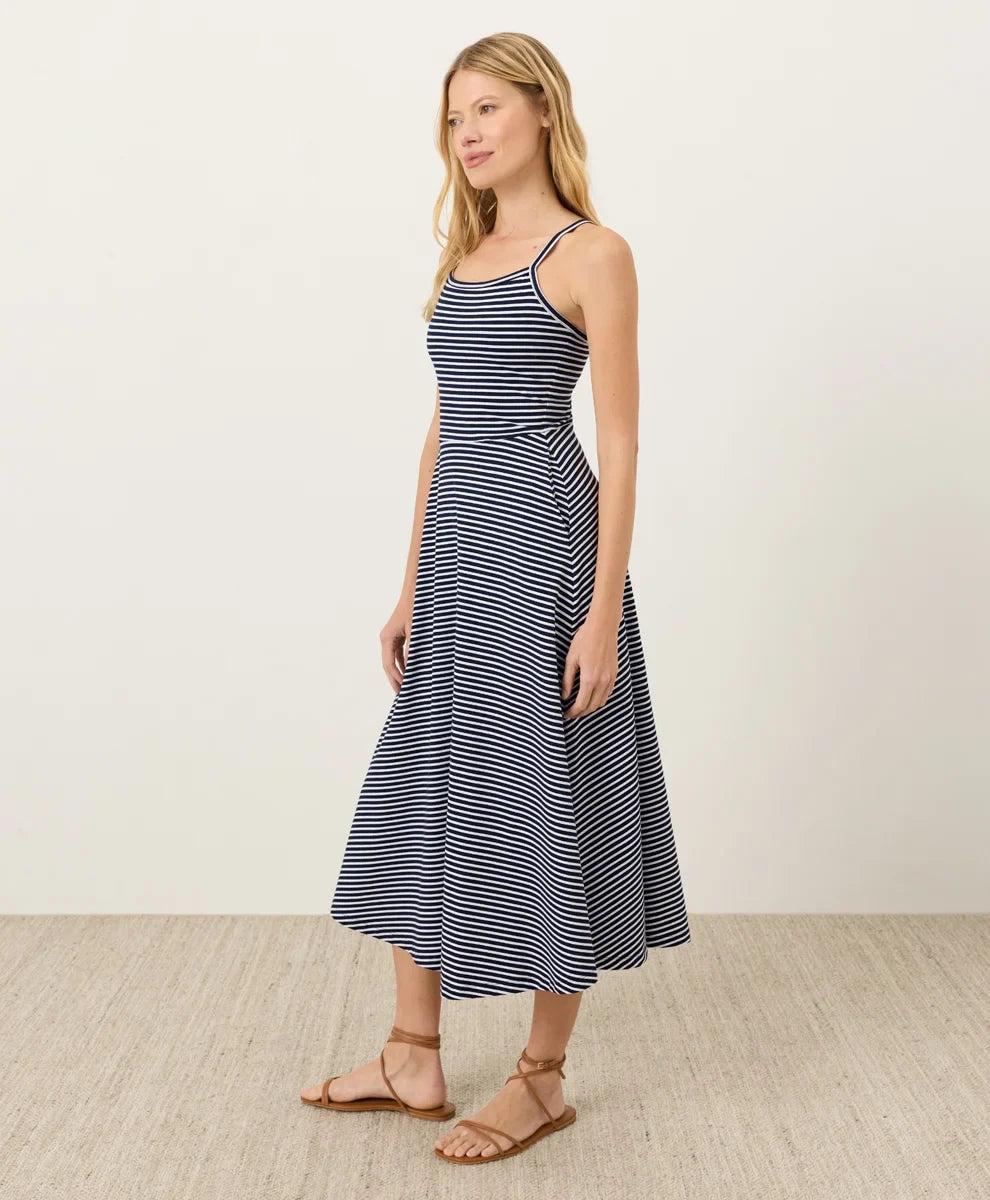 clearance fit & flare midi dress