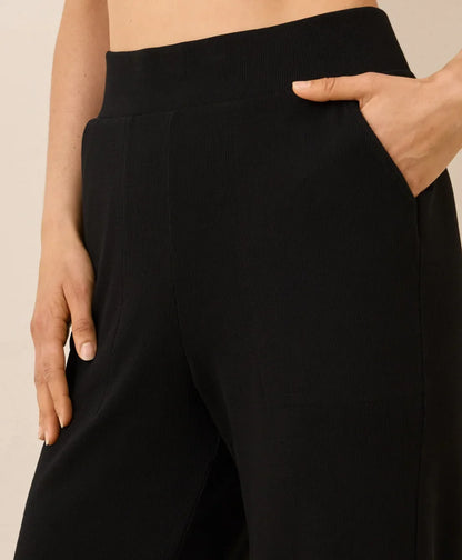 clearance easy rib wide leg lounge pant