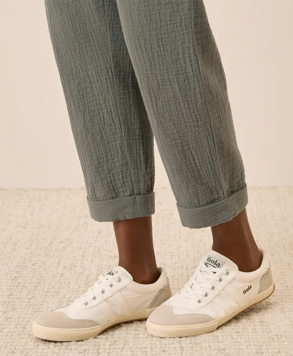 clearance coastal double gauze rolled cuff pant
