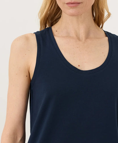 clearance luxe essential scoop neck tank