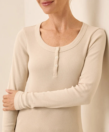 clearance easy rib slim henley
