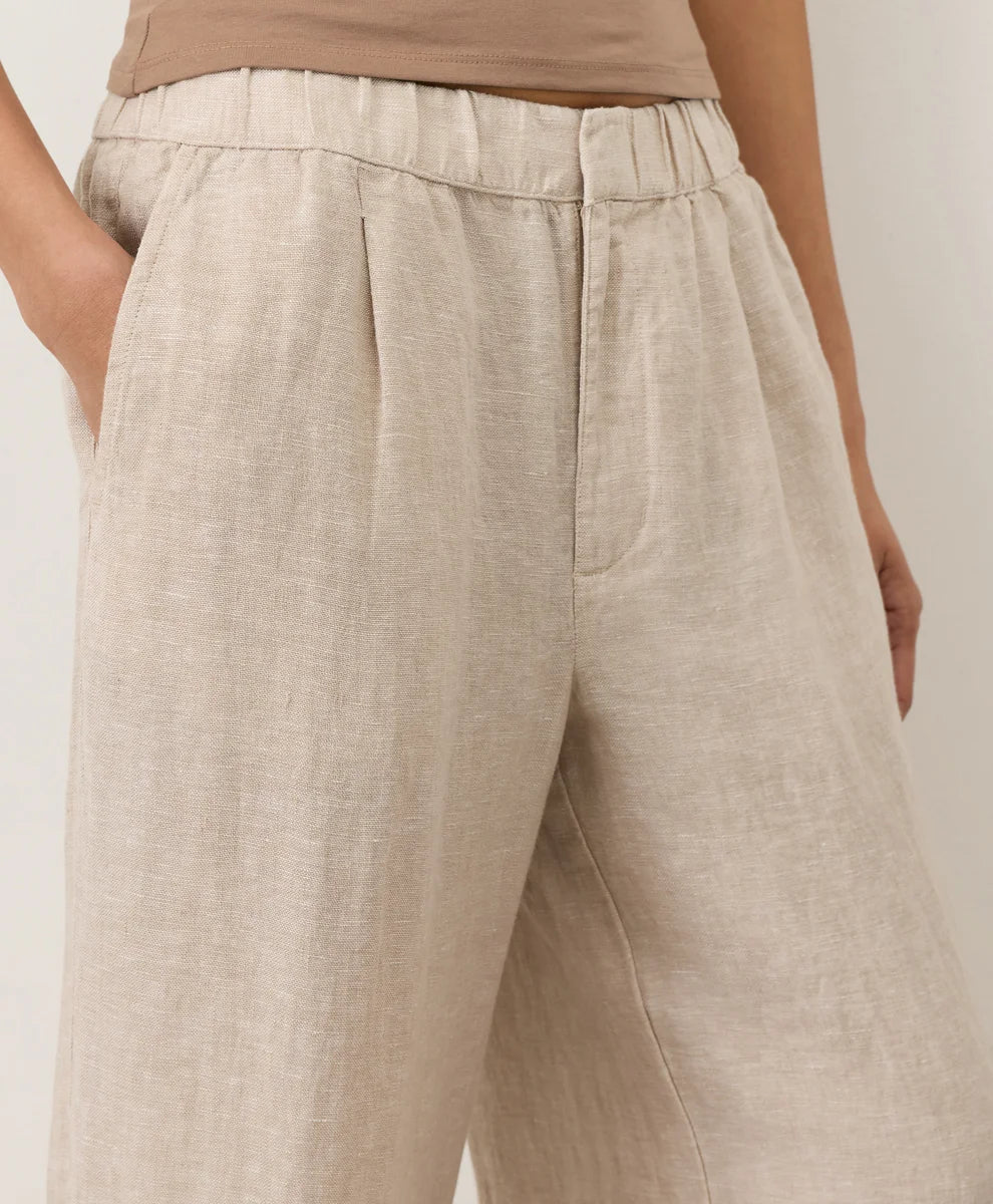clearance linen easy trouser pant