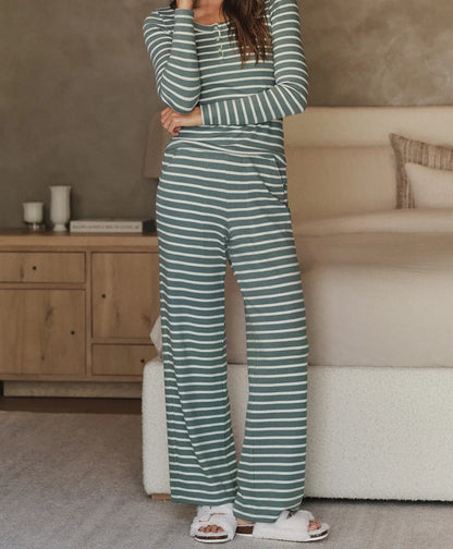 clearance easy rib wide leg lounge pant