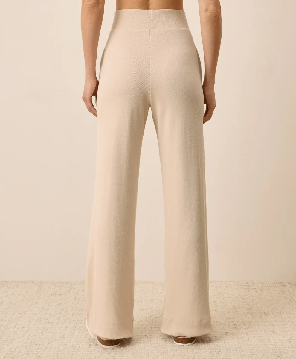 clearance easy rib wide leg lounge pant