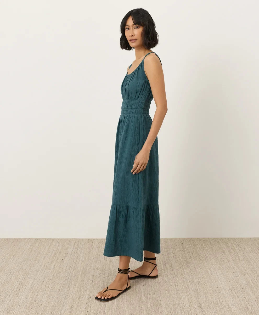 clearance coastal double gauze cami dress