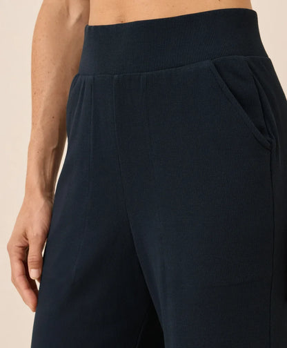 clearance easy rib wide leg lounge pant