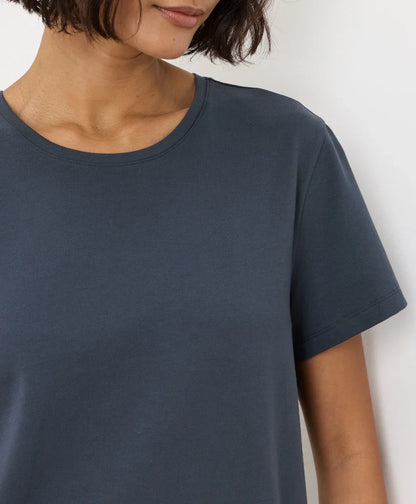 clearance luxe essential crewneck tee