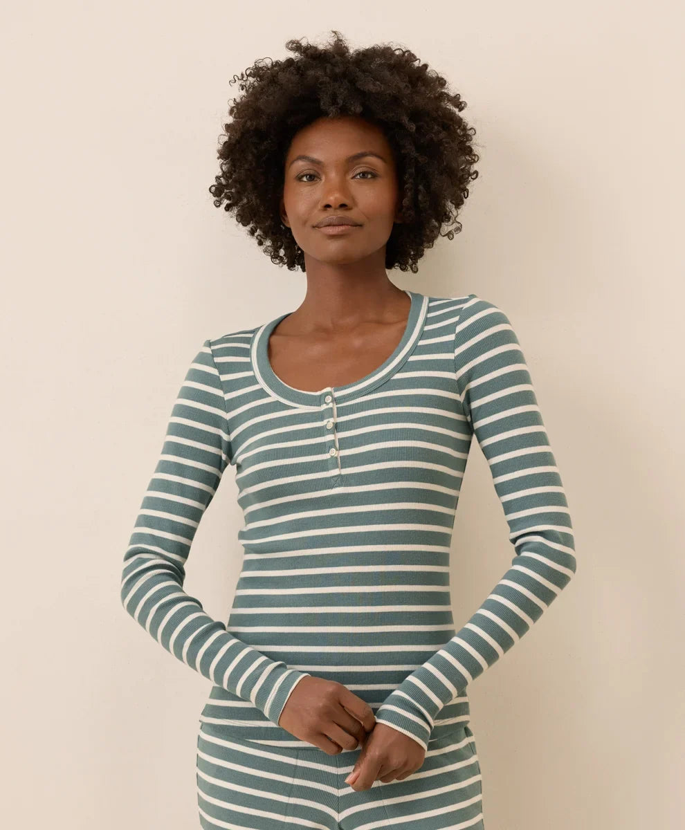 clearance easy rib slim henley
