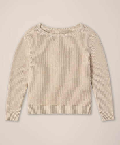 clearance luxe knit boatneck sweater