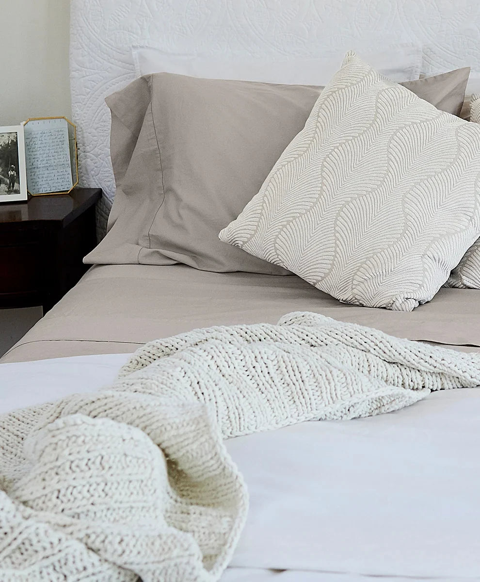 organic room service sateen pillowcase 2-pack